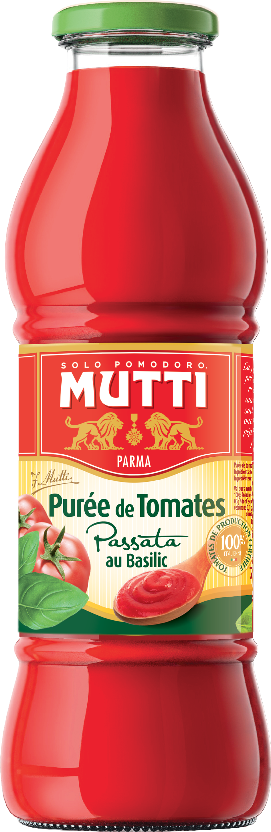 PUREE TOMATE BASILIC 700GR MUTTI